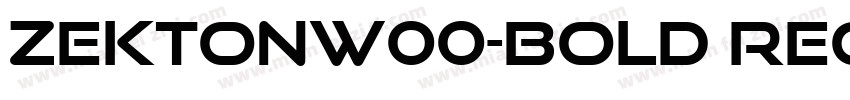ZektonW00-Bold Regul字体转换